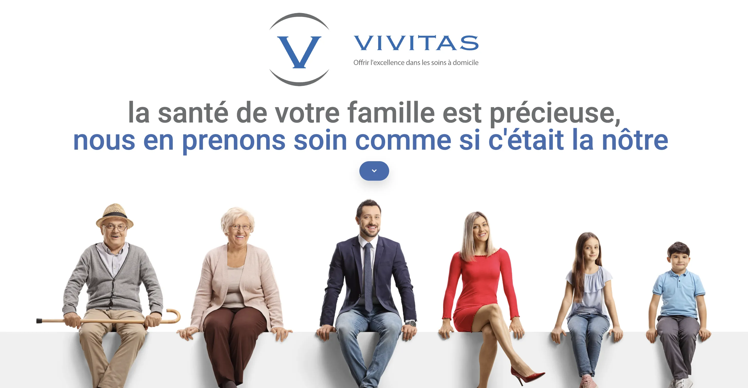 Site internet soins à domicile Vivitas à Genève